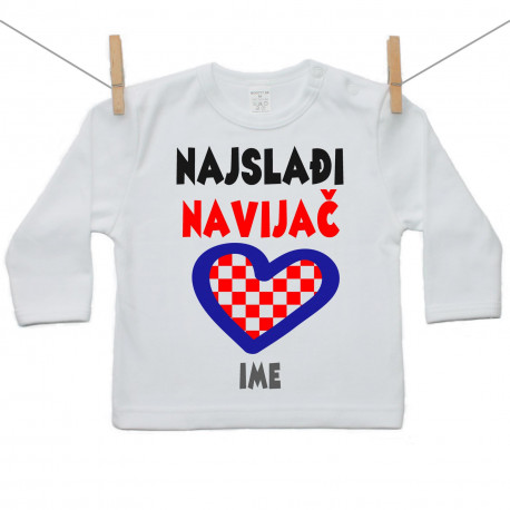 Majica s dugim rukavom Najslađi navijač