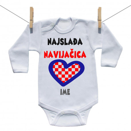 Bodije s dugim rukavom Najslađa navijačica