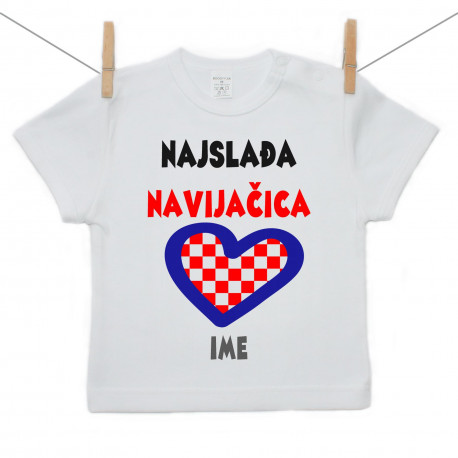 Majica s kratkim rukavom Najslađa navijačica