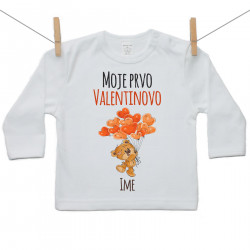 Majica s dugim rukavom Moje prvo Valentinovo