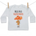 Majica s dugim rukavom Moje prvo Valentinovo