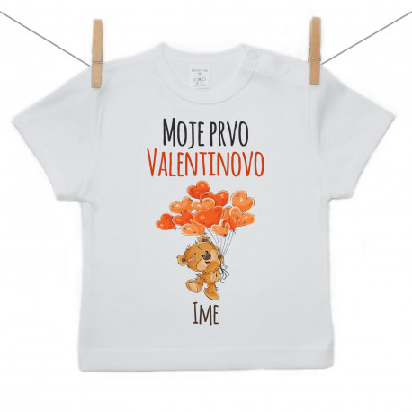 Majica s kratkim rukavom Moje prvo Valentinovo
