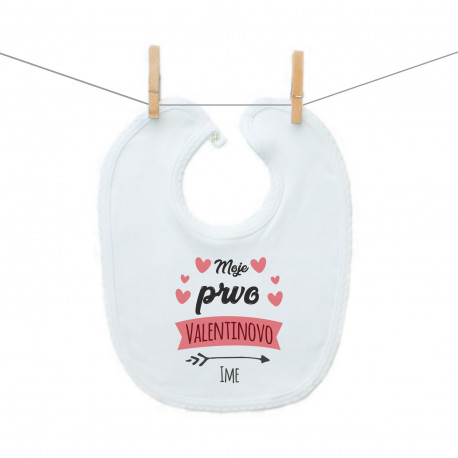 Podbradak Moje prvo Valentinovo sa srčekom