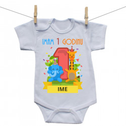 Bodije s kratkim rukavom Imam 1 godinu