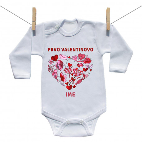 Bodije s dugim rukavom Prvo Valentinovo