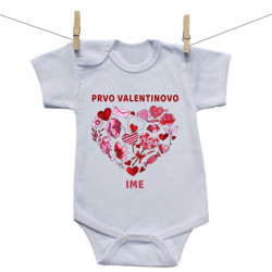 Bodije s kratkim rukavom Prvo Valentinovo