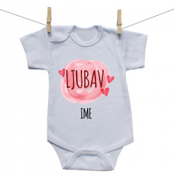 Bodije s kratkim rukavom Ljubav