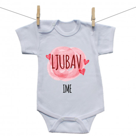 Bodije s kratkim rukavom Ljubav