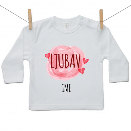 Majica s dugim rukavom Ljubav Majica s dugim rukavom Ljubav
