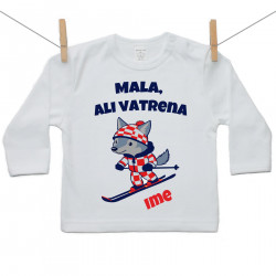 Majica s dugim rukavom Mala, ali vatrena