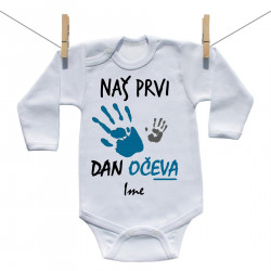 Bodije s dugim rukavom Naš prvi Dan očeva