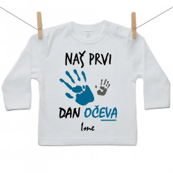 Majica s dugim rukavom Naš prvi Dan očeva