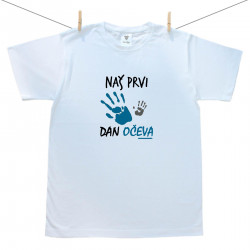 Muška majica Naš prvi Dan očeva