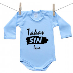 Plave bodije s dugim rukavom Takav sin