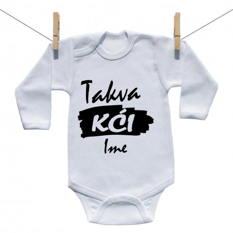 Bodije s dugim rukavom Takva kći