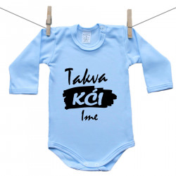 Plave bodije s dugim rukavom Takva kći