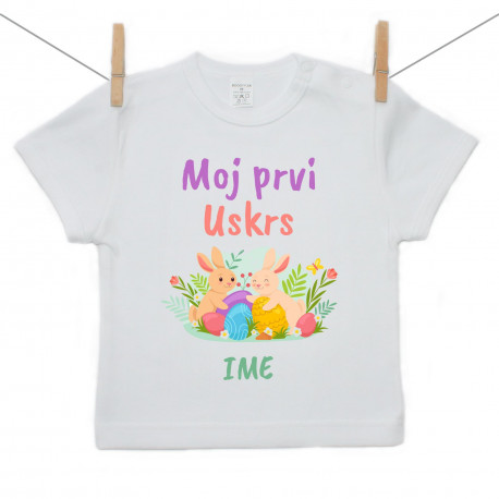 Majica s kratkim rukavom Moj prvi Uskrs Majica s kratkim rukavom Moj prvi Uskrs