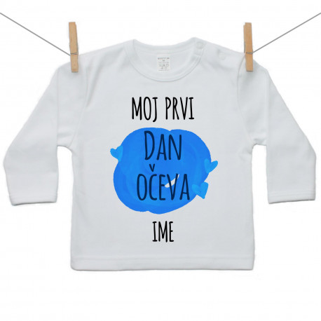 Majica s dugim rukavom Moj prvi Dan očeva