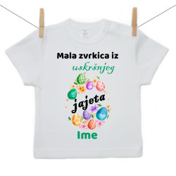 Majica s kratkim rukavom Mala zvrkica iz uskršnjeg jajeta