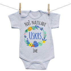 Bodije s kratkim rukavom Naš najslađi Uskrs