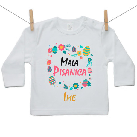 Majica s dugim rukavom Mala pisanica Majica s dugim rukavom Mala pisanica