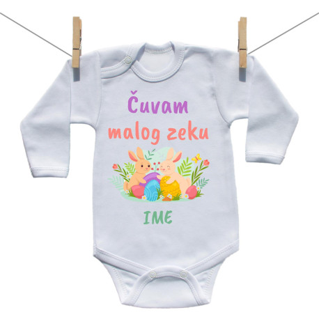 Bodije s dugim rukavom Čuvam malog zeku