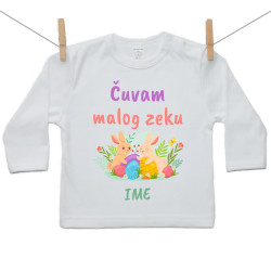 Majica s dugim rukavom Čuvam malog zeku
