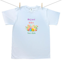 Muška majica Moj prvi Uskrs kao dida