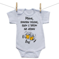 Bodije s kratkim rukavom S tatom na jednu