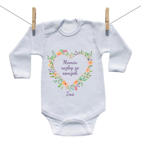 Bodije s dugim rukavom Razlog za osmijeh