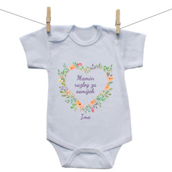 Bodije s kratkim rukavom Razlog za osmijeh