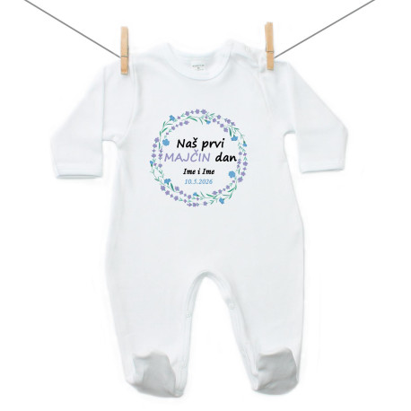 Pidžama Naš prvi Majčin dan s imenom 2026