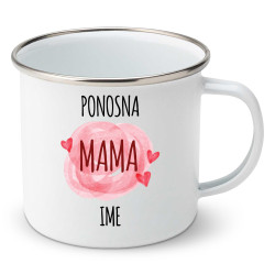 Emajlirana šalica Ponosna mama