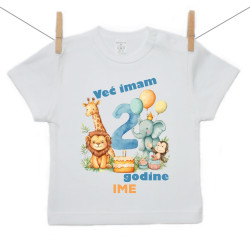 Majica s kratkim rukavom Već imam 2 godine Safari
