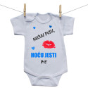 Bodije s kratkim rukavom Nećuu pusu, hoću jesti!