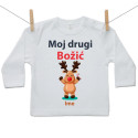 Majica s dugim rukavom Moj drugi Božić sa sobićem