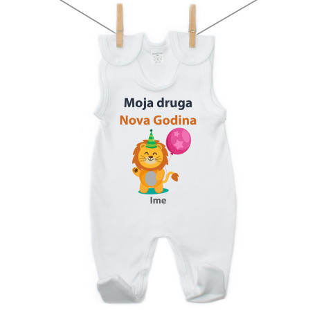 Kombinezon Moja druga Nova godina s lavićem