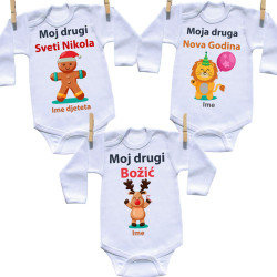 Bajkoviti drugi blagdani od Svetog Nikole do Nove godine - Komplet 3 bodija