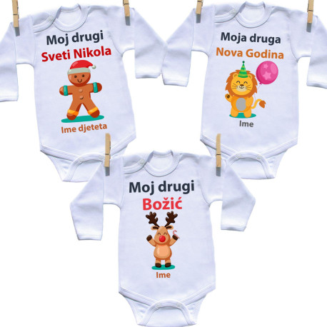 Bajkoviti drugi blagdani od Svetog Nikole do Nove godine - Komplet 3 bodija
