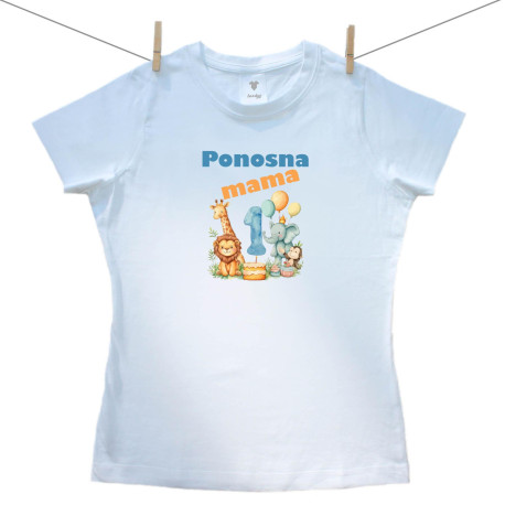 Ženska majica Ponosna mama - Već imam 1 godinu
