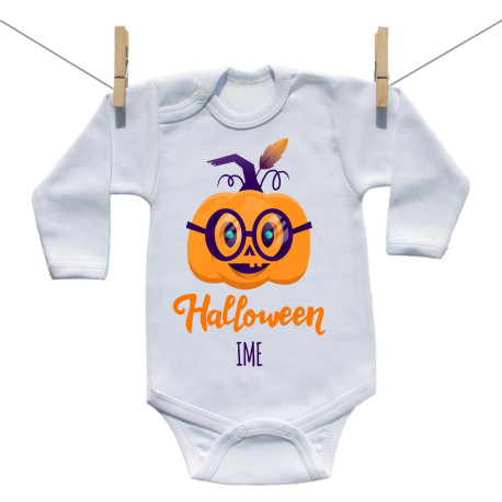 Bodije s dugim rukavom Halloween bundeva