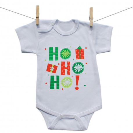 Bodije s kratkim rukavom HO HO HO! Bodije s kratkim rukavom HO HO HO!